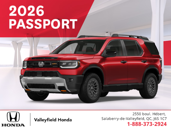 Get the 2026 Honda Passport! 