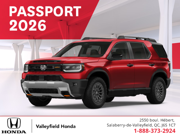 Obtenez le Honda Passport 2026 !