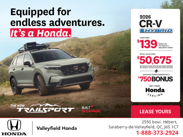 Get the 2026 Honda CR-V Hybrid!
