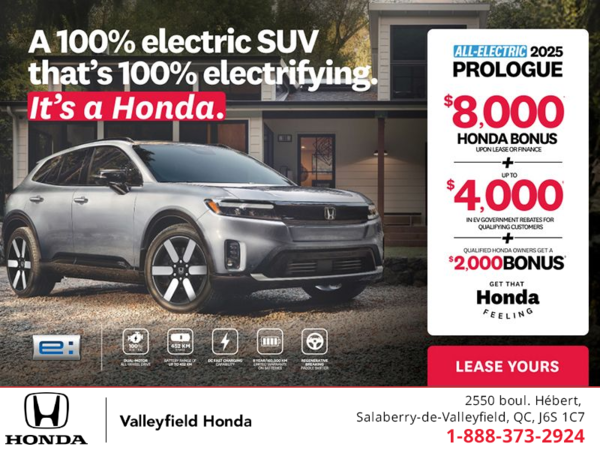 Get the 2025 Honda Prologue!