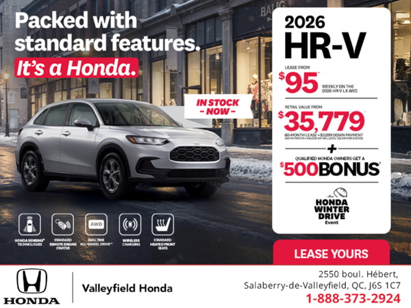 Get the 2026 Honda HR-V! 