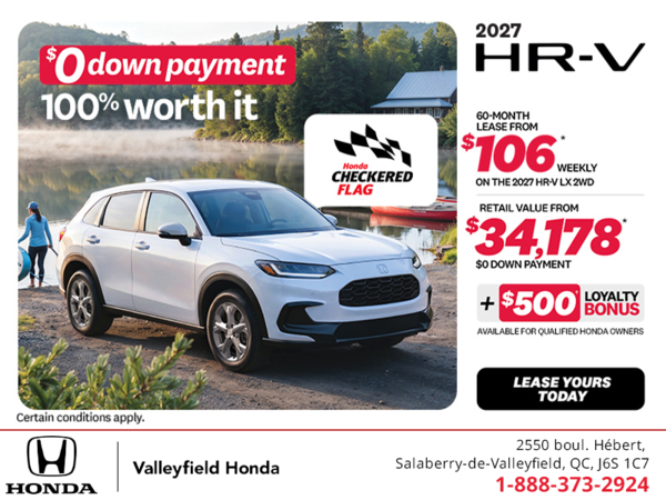 Get the 2027 Honda HR-V! 