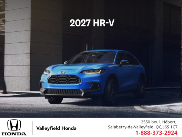 Get the 2027 Honda HR-V! 