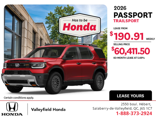 2026 Honda Passport