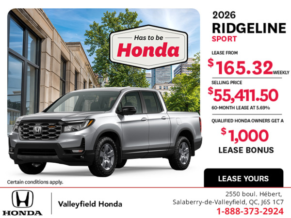 2026 Honda Ridgeline
