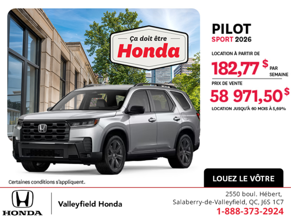 Honda Pilot 2026