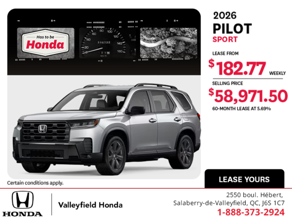 2026 Honda Pilot