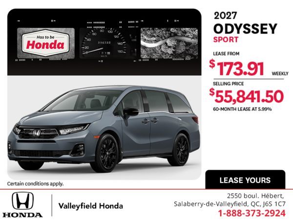 2027 Honda Odyssey