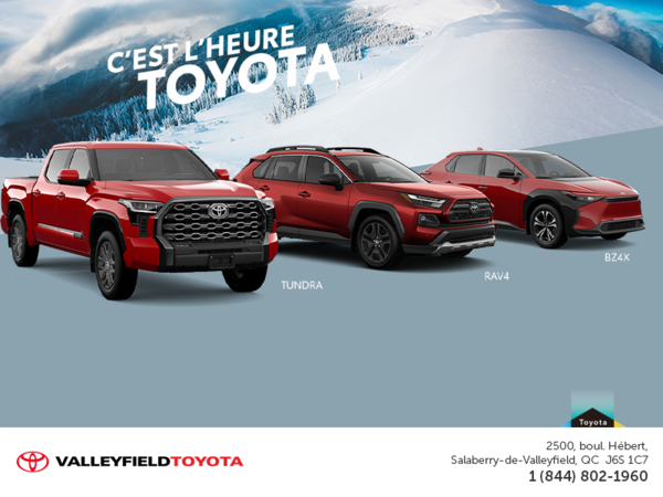 C'est l'heure Toyota!