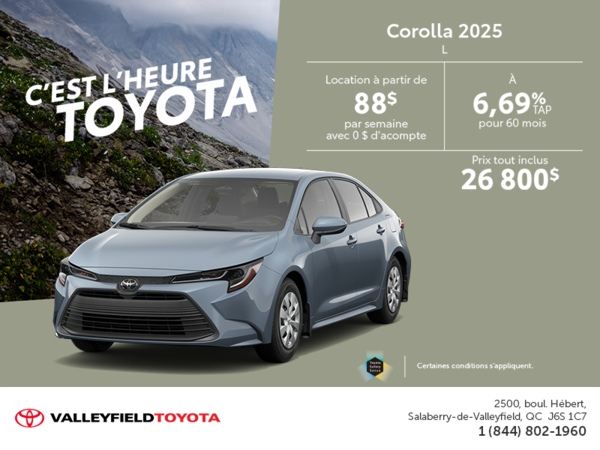 Toyota Corolla 2025