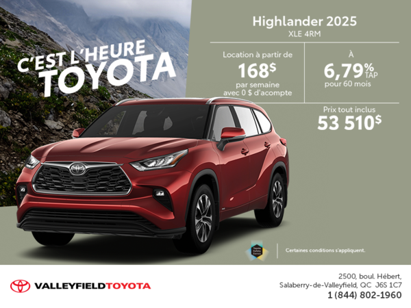 Toyota Highlander 2025