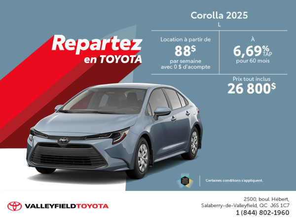 Toyota Corolla 2025