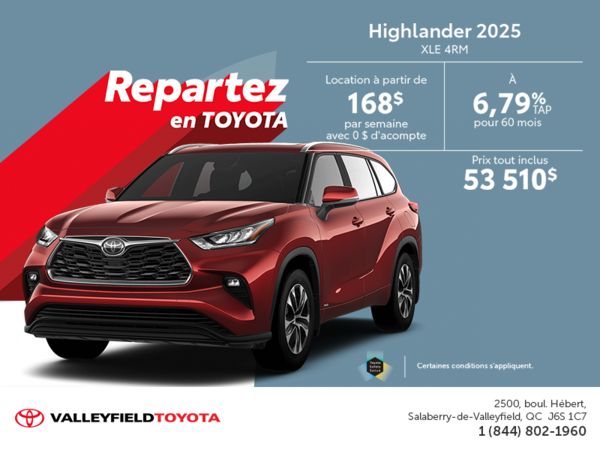 Toyota Highlander 2025