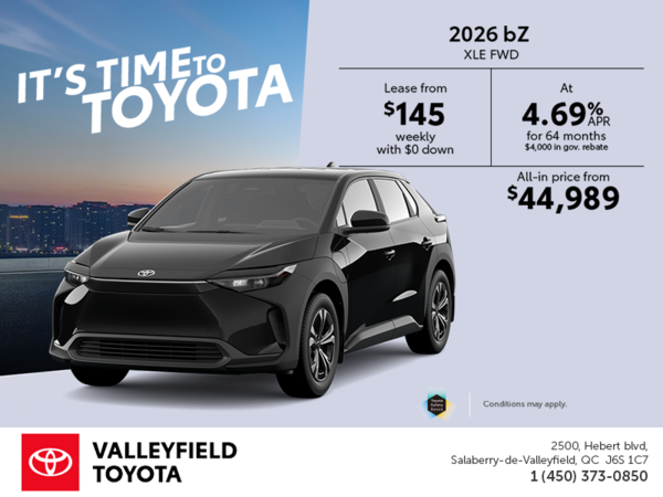 2026 Toyota bZ