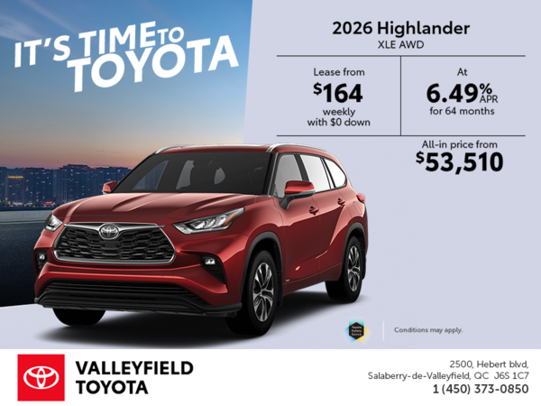 2026 Toyota Highlander