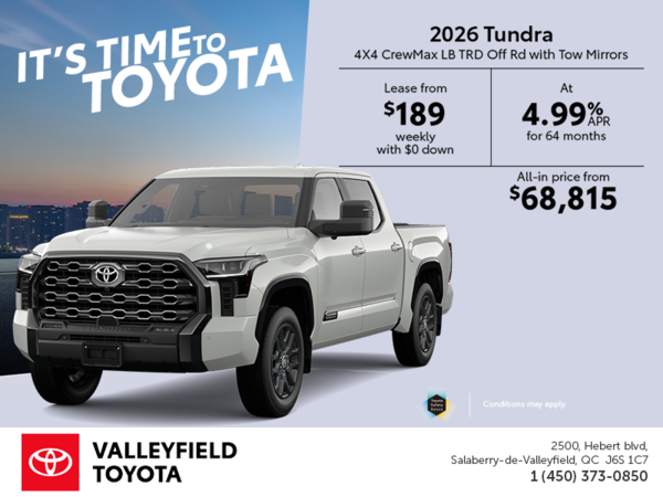 2026 Toyota Tundra