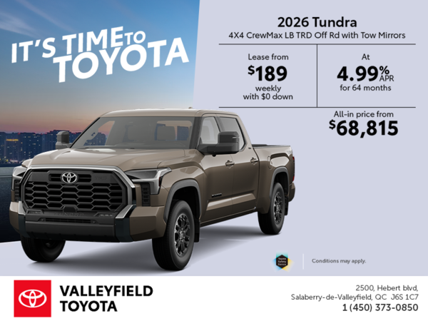 2026 Toyota Tundra
