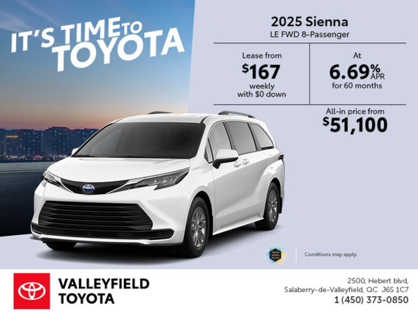 2025 Toyota Sienna Hybrid