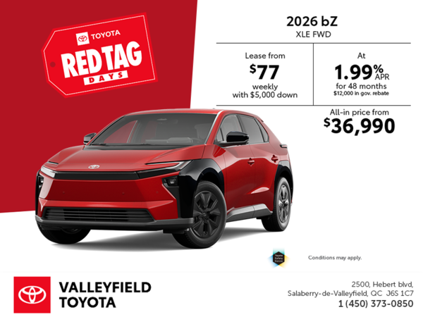 2026 Toyota bZ