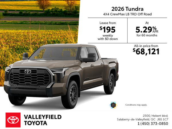2026 Toyota Tundra