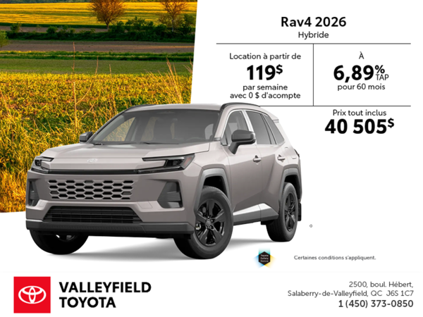 Toyota RAV4 Hybride 2026