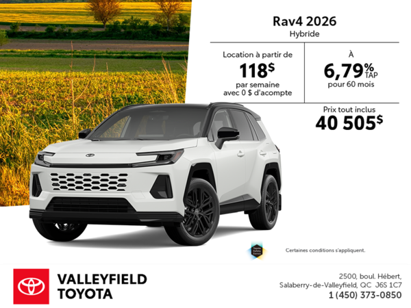 Toyota RAV4 Hybride 2026