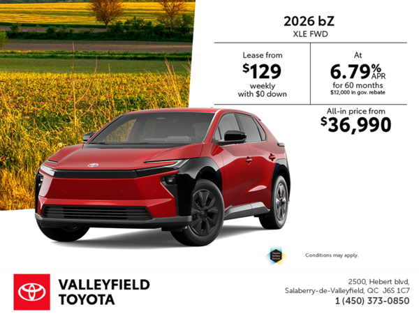 2026 Toyota bZ