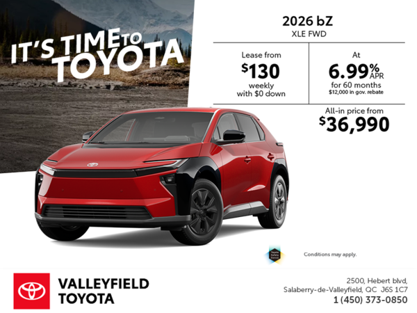 2026 Toyota bZ