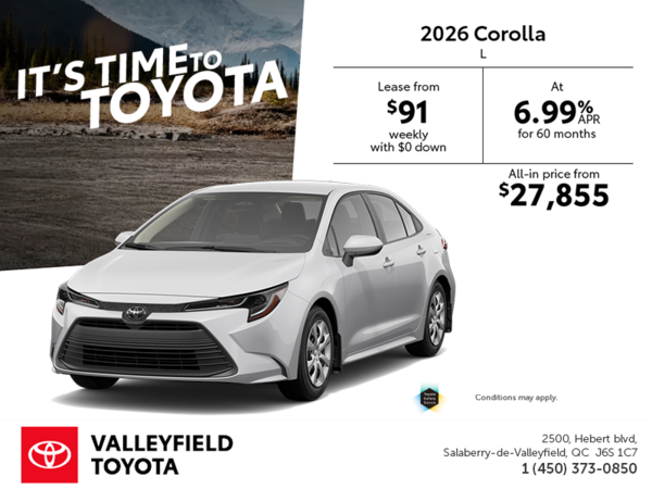2026 Toyota Corolla