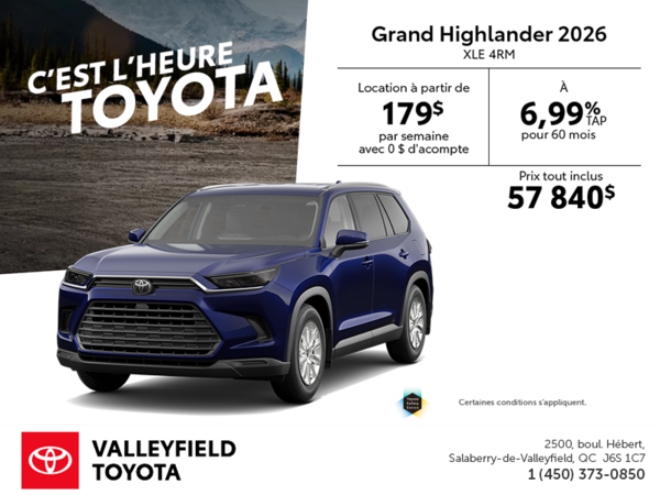 Toyota Grand Highlander 2026