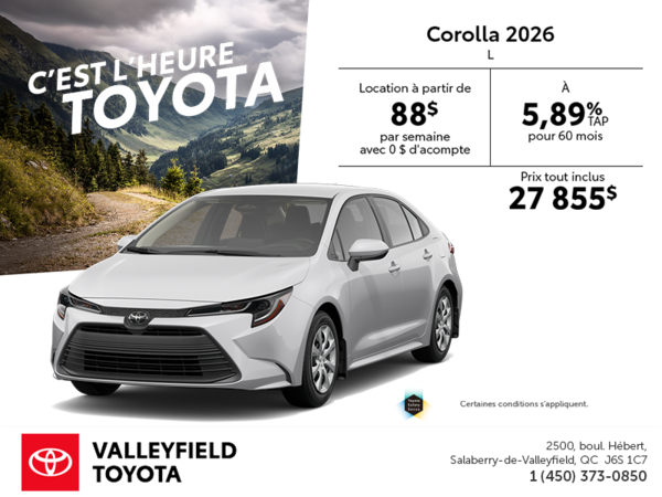 Toyota Corolla 2026