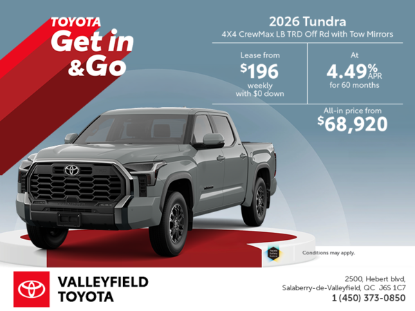 2026 Toyota Tundra