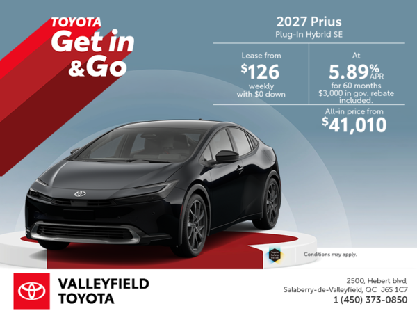 2027 Toyota Prius Plug-In Hybrid