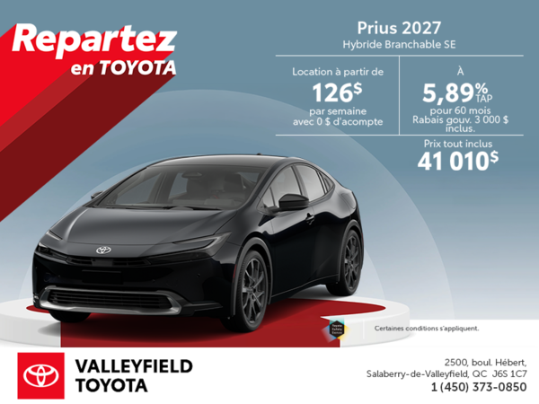 Toyota Prius Plug-In Hybrid 2027