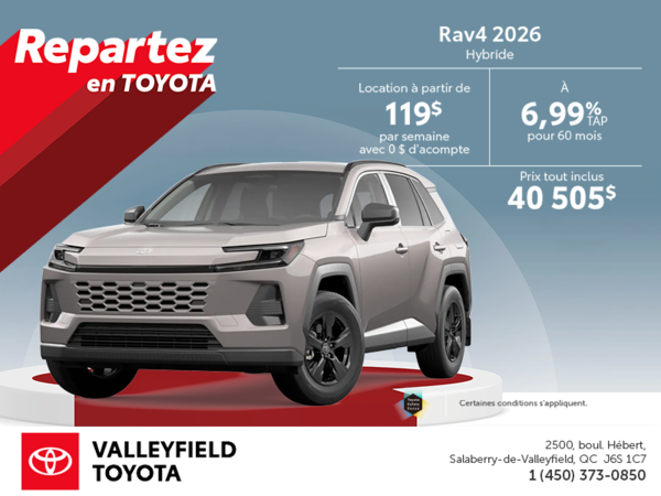 Toyota RAV4 Hybrid 2026