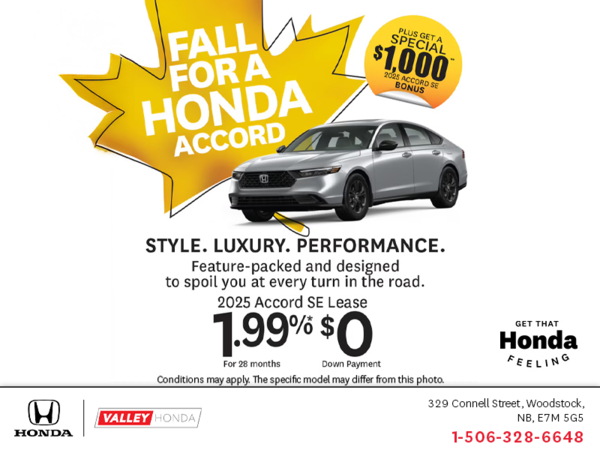 Get the 2025 Honda Accord!
