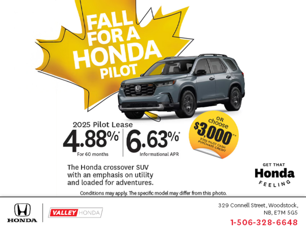 Get the 2025 Honda Pilot!
