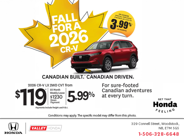 Get the 2026 Honda CR-V!