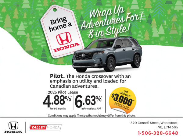 Get the 2025 Honda Pilot! 