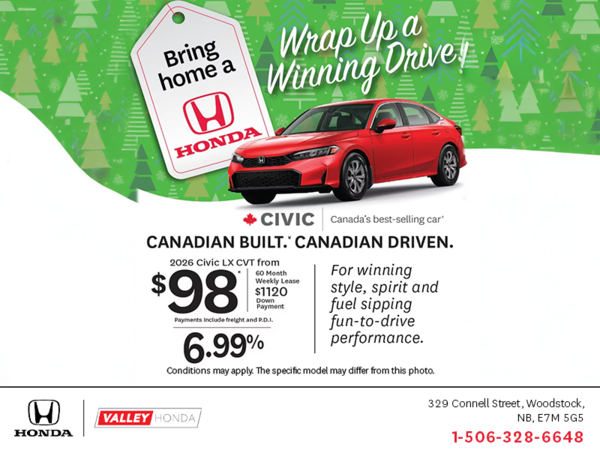 Get the 2026 Honda Civic!