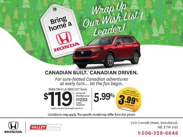 Get the 2026 Honda CR-V! 