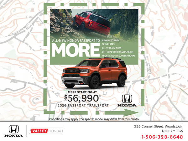 Get the 2026 Honda Passport!