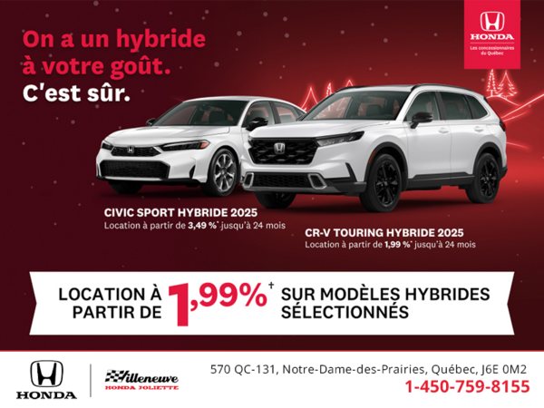 L'événement mensuel Honda !