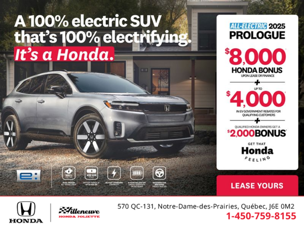 Get the 2025 Honda Prologue! 