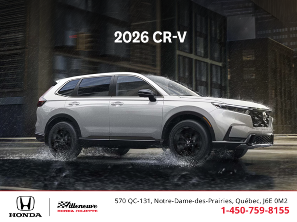Get the 2026 Honda CR-V! 