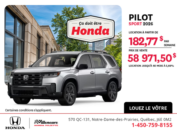 Honda Pilot 2026