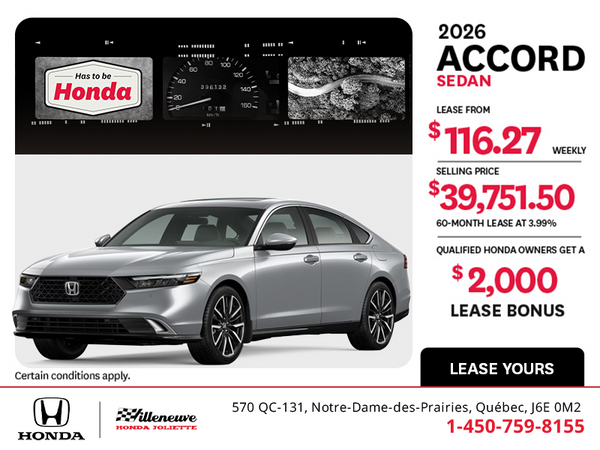 2026 Honda Accord