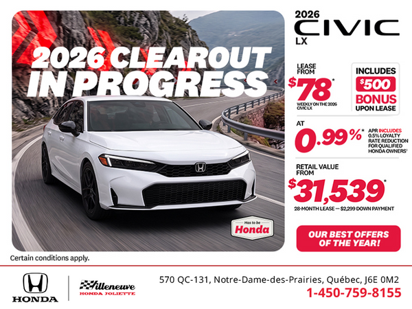 2026 Honda Civic Sedan
