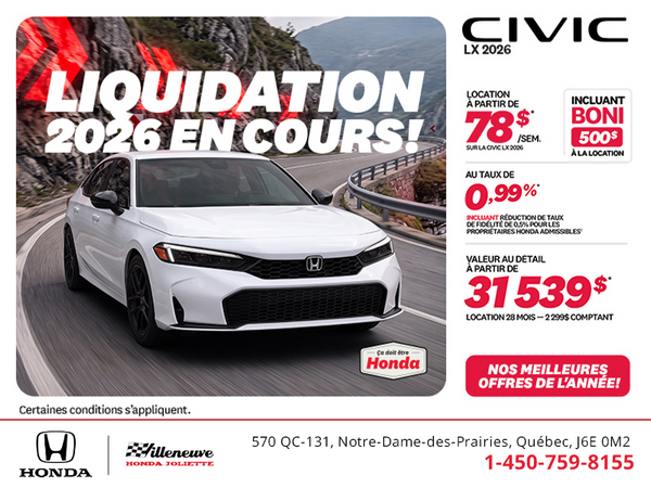 Honda Civic Sedan 2026