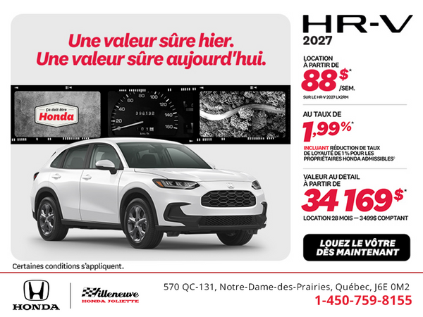 Honda HR-V 2027